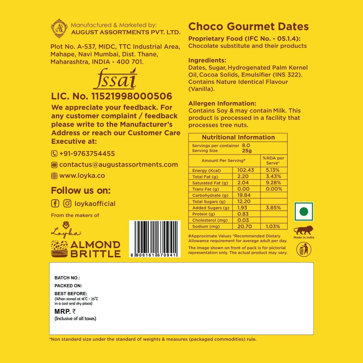 Image 7 of Loyka Choco Gourmet Dates