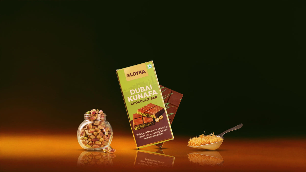 Image 11 of Loyka Dubai Kunafa Chocolate Bar