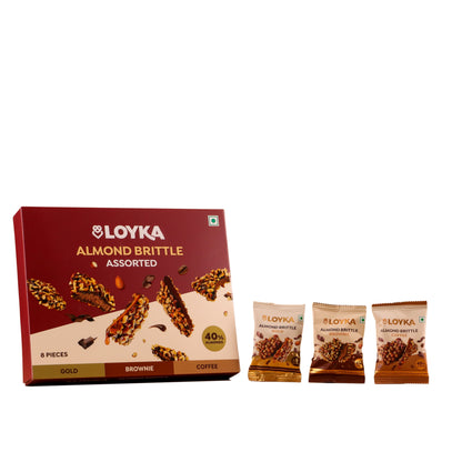 Image 1 of Loyka Almond Brittle Assorted 8 Pcs Box