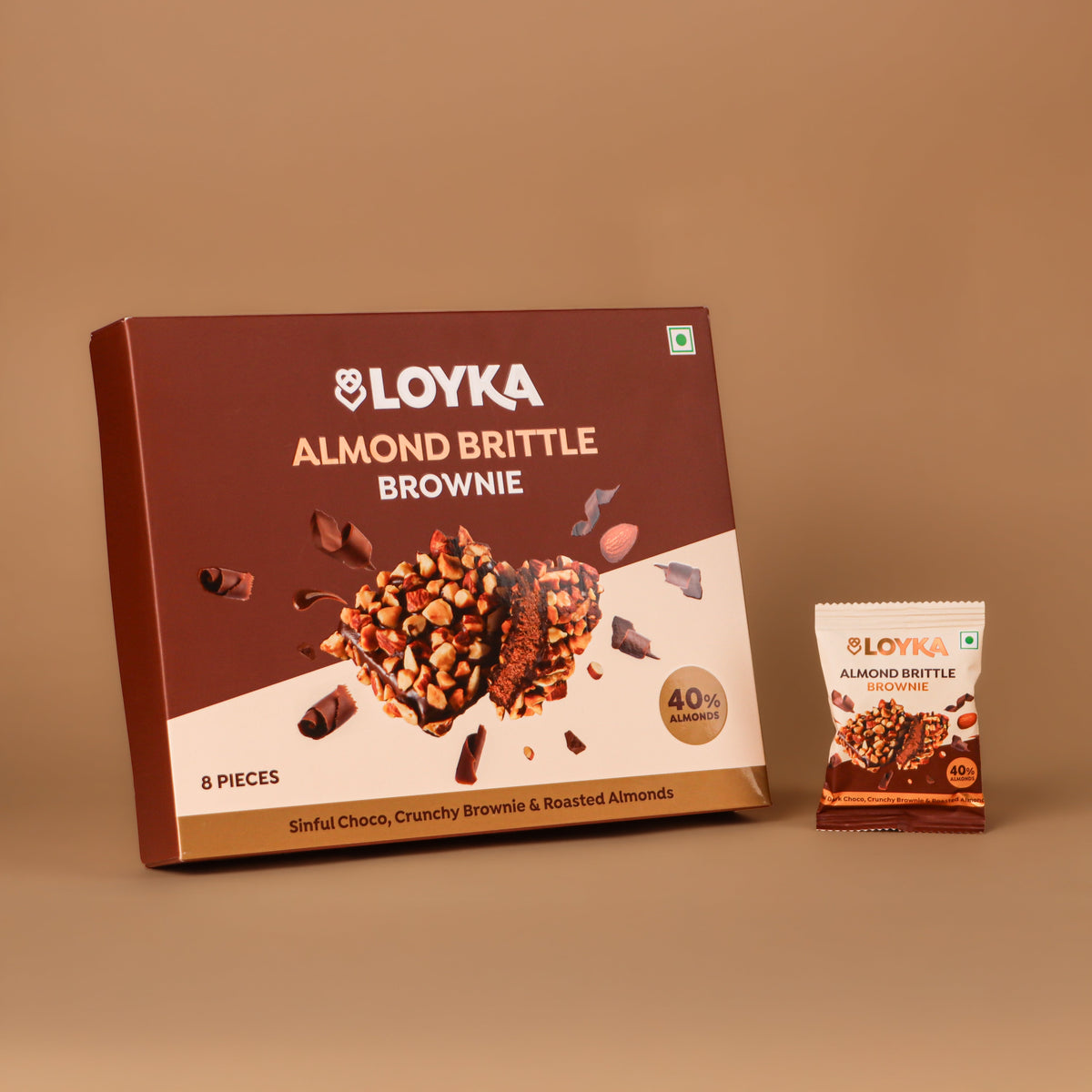 Image 4 of Loyka Almond Brittle Brownie 8pcs