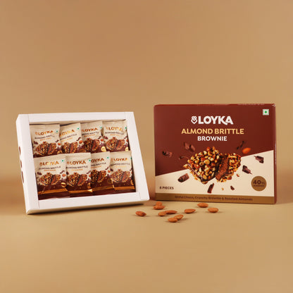 Image 3 of Loyka Almond Brittle Brownie 8pcs