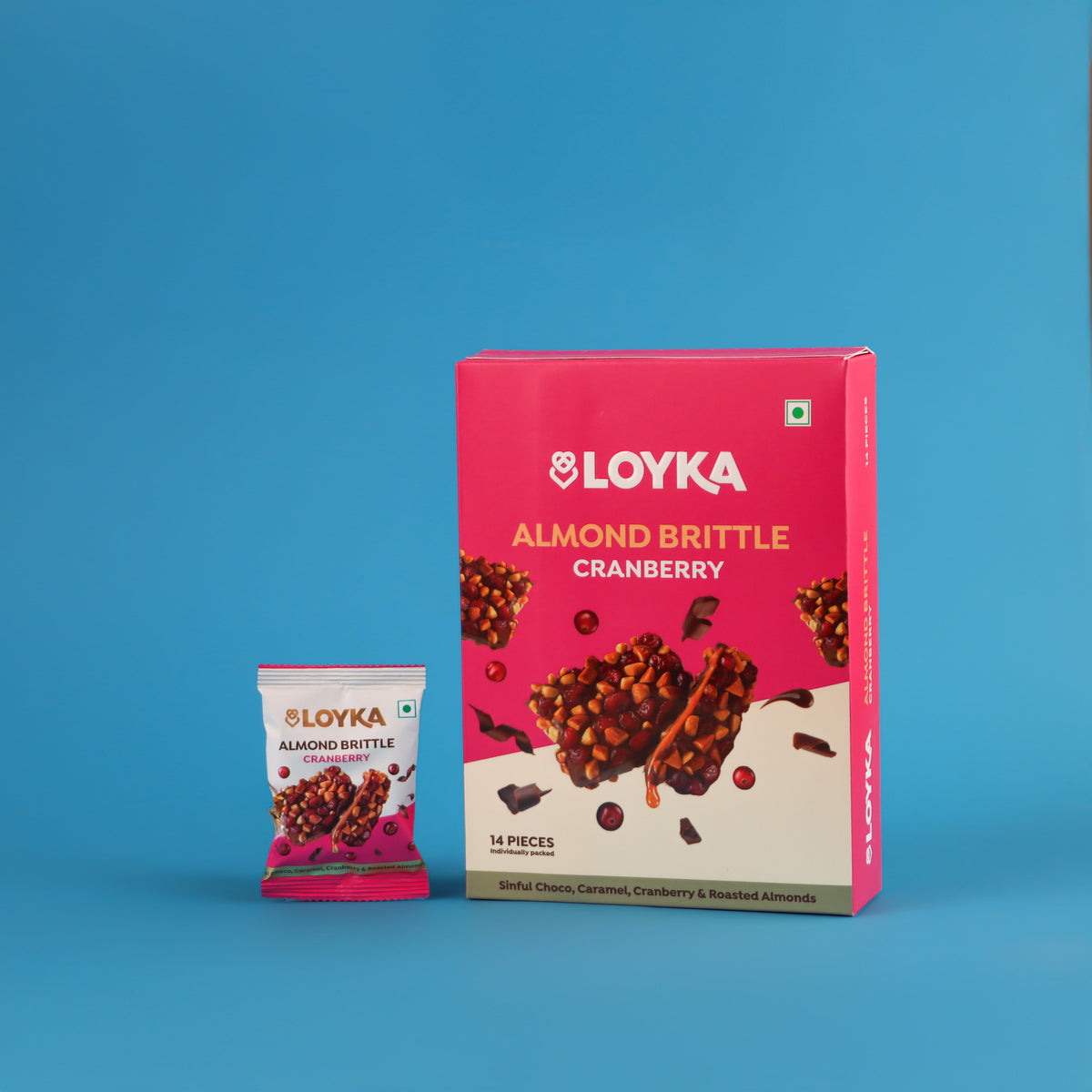 Image 3 of Loyka Almond brittle Cranberry 14pcs
