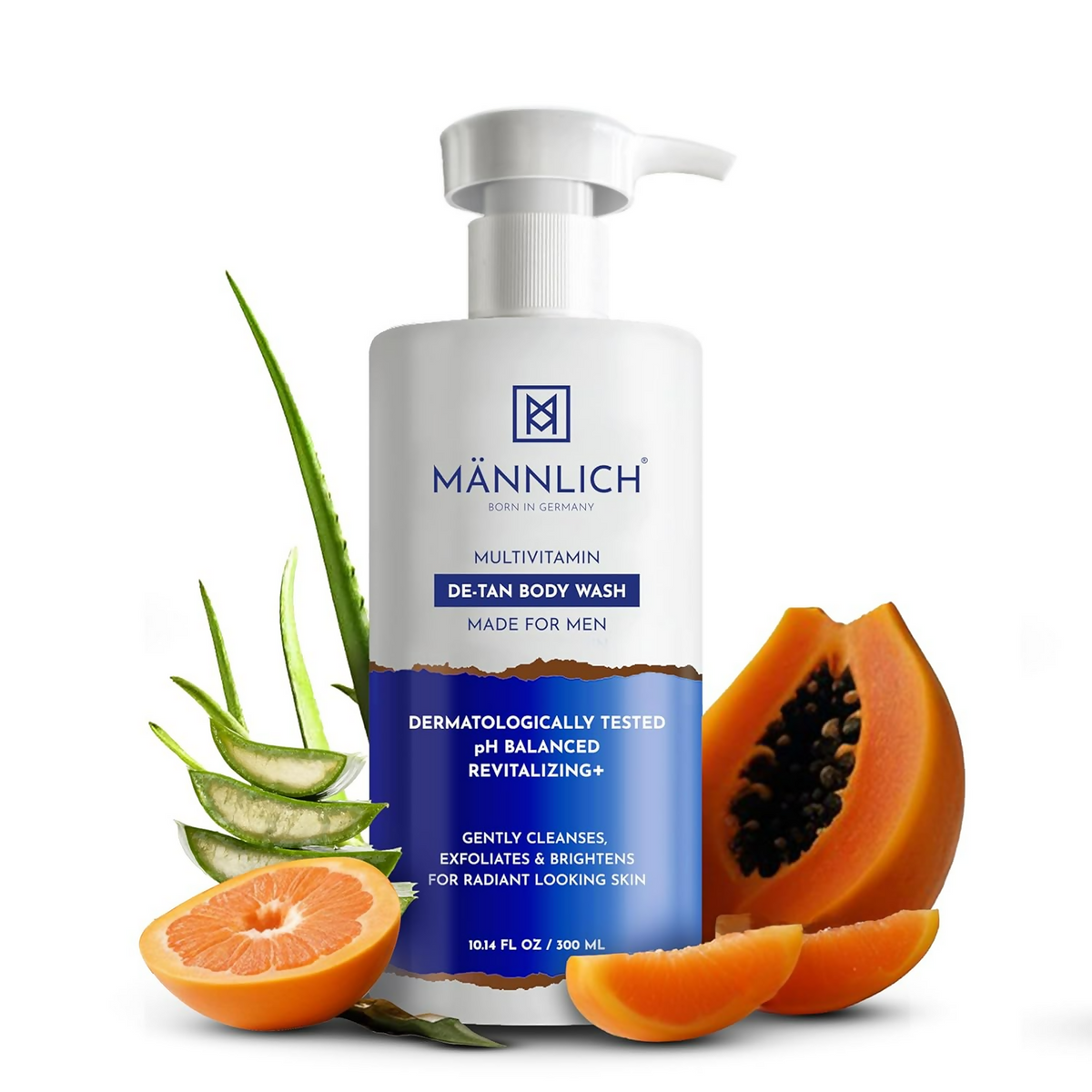 Image 1 of Mannlich Multivitamin De-Tan & Detox Body Wash