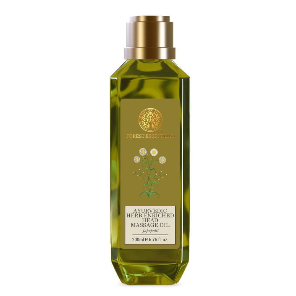 Image 1 of Default Title for the product Forest Essentials Ayurvedic Herb Enriched Head Massage Oil Japapatti-200ml