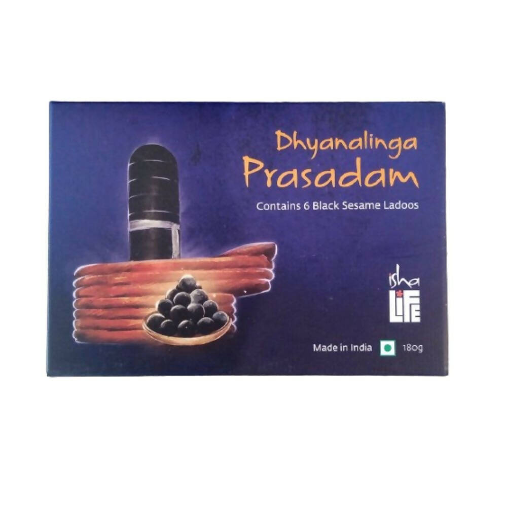 Image 1 of Pack of 6 for the product Isha Life Dhyanalinga Prasadam (Black Sesame Laddus)