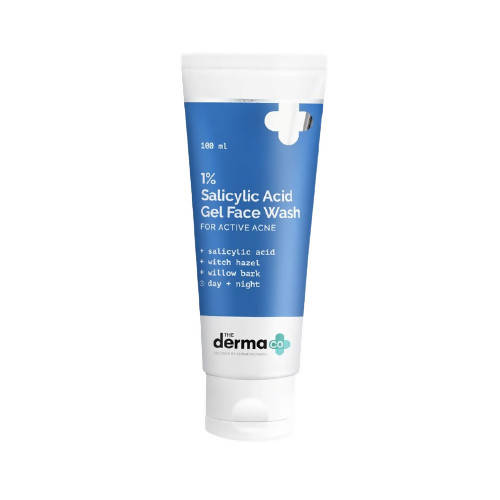 Image 1 of 100 ml for the product The Derma Co 1% Salicylic Acid Gel Face Wash For Active Acne