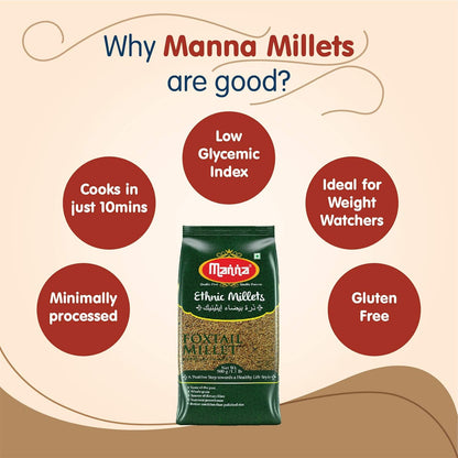 Image 3 of Manna Kodo, Little, Foxtail, Barnyard Millets Combo