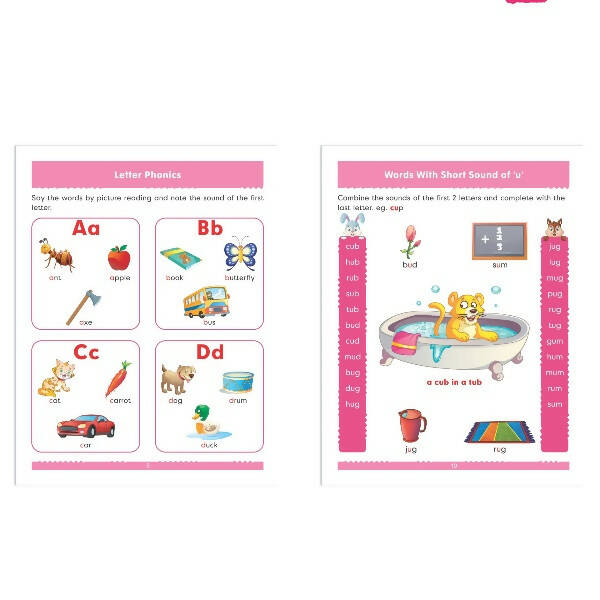 Image 1 of Default Title for the product Jolly Kids Phonetic Reader From Sound to Words| Long & Short Vowel Sound| Consonant Blends| Pre-Primary Phonic Book for Kids| Ages 3-8 Years