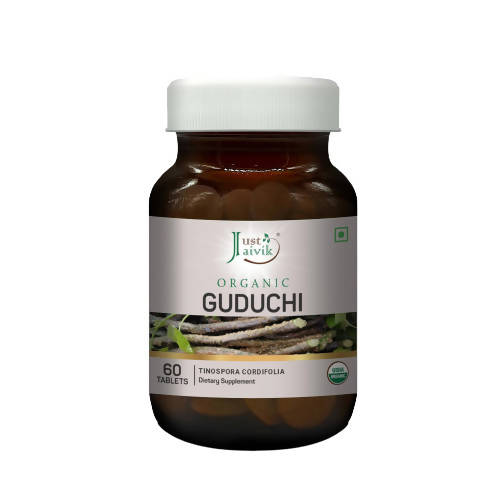 Image 1 of 60 Tablets for the product Just Jaivik Organic Guduchi Tablets