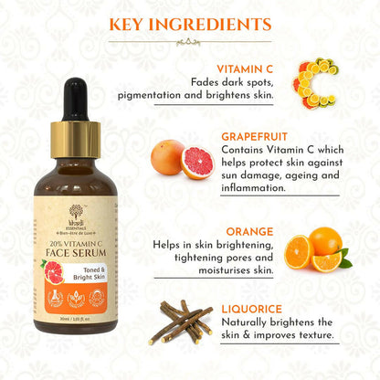 Image 3 of Khadi Essentials 20% Vitamin C Face Serum