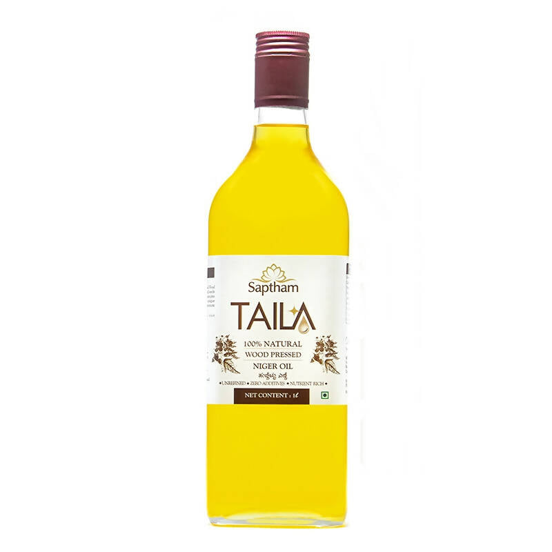 Image 1 of 250 ml / Glass for the product Saptham Taila 100% Wood Pressed Niger Oil