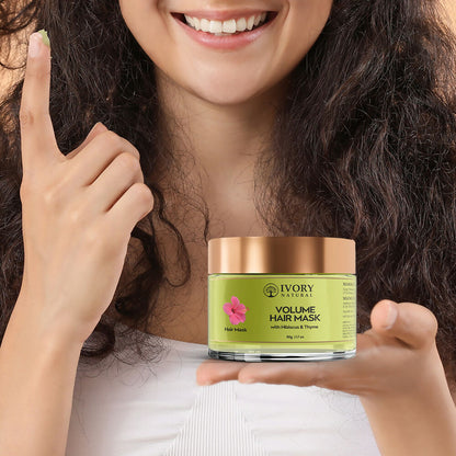 Image 6 of Ivory Natural Hair Volume Mask - Hair Volume And Length For Both Men & Women