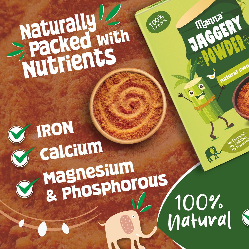 Image 9 of Manna Health Mix and Jaggery Powder Combo