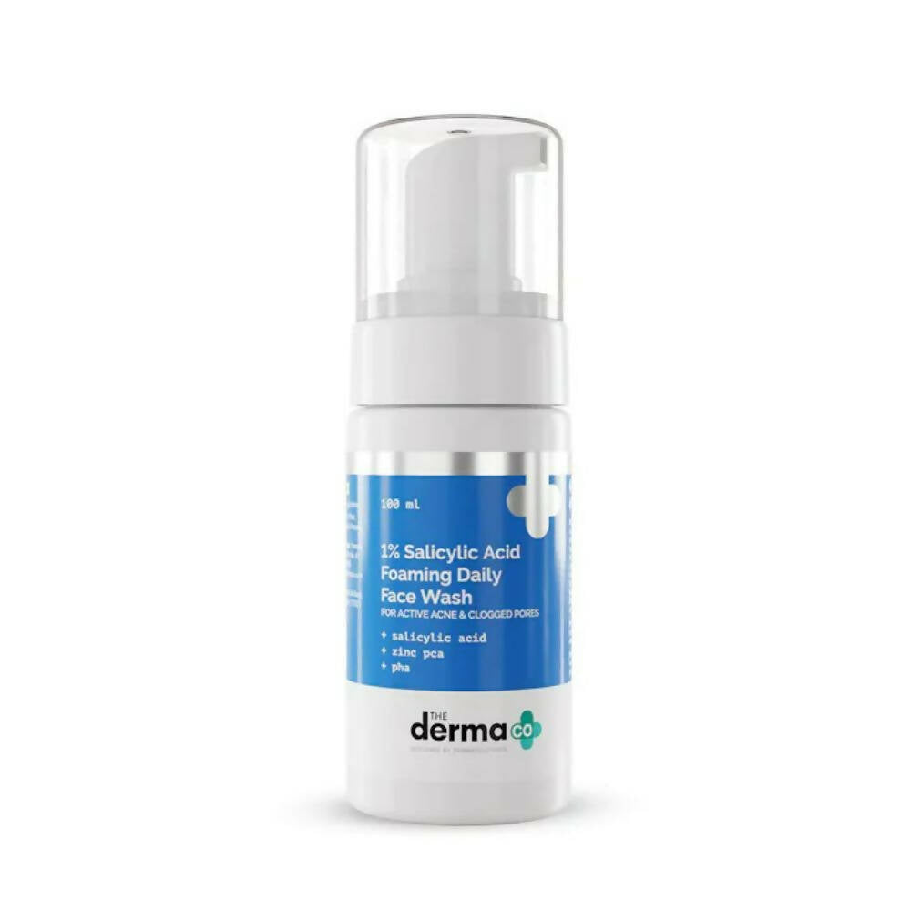 Image 1 of 100 ml for the product The Derma Co 1% Salicylic Acid Foaming Daily Face Wash