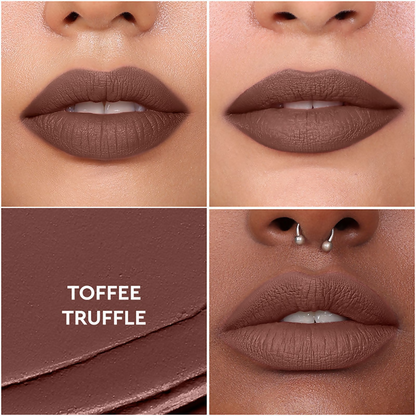 Image 4 of Kiro on - Stop Airy Matte Liquid Lipstick - Toffee Truffle