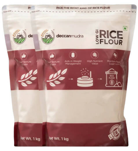 Image 1 of 1 kg / Pack of 2 for the product Deccanmudra Telangana Sona Rice Flour