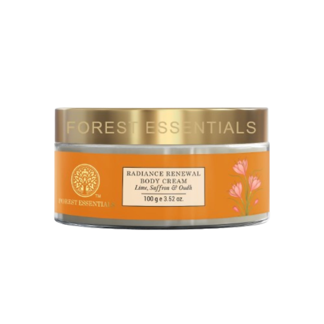Image 1 of Forest Essentials Radiance Renewal Body Cream Lime Saffron & Oudh