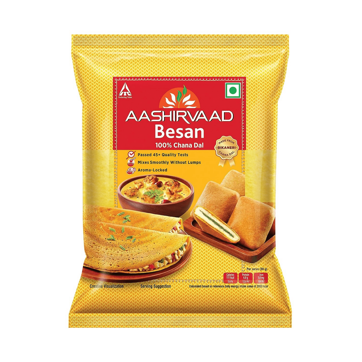 Image 1 of Aashirvaad Chana Dal Besan Flour