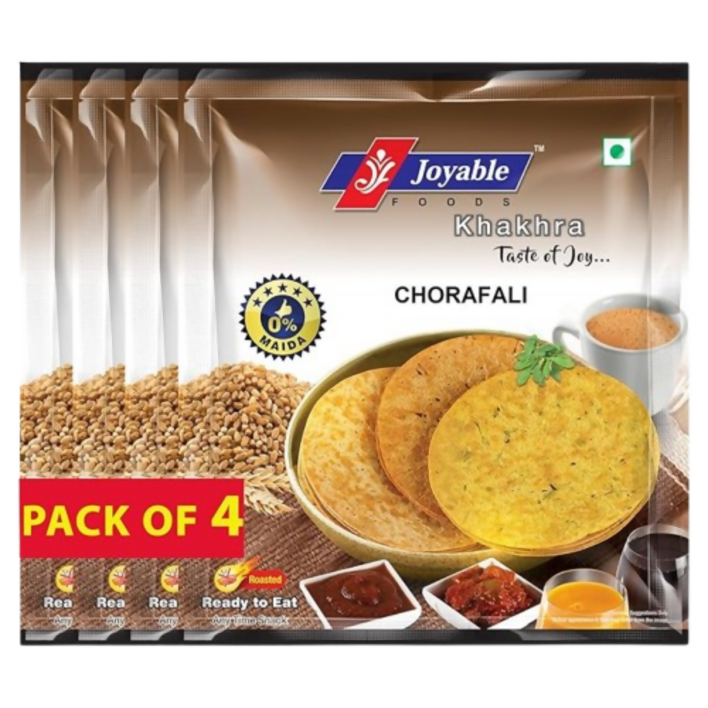 Image 1 of 200 gm / Pack of 4 for the product Joyable Chorafali Khakhra
