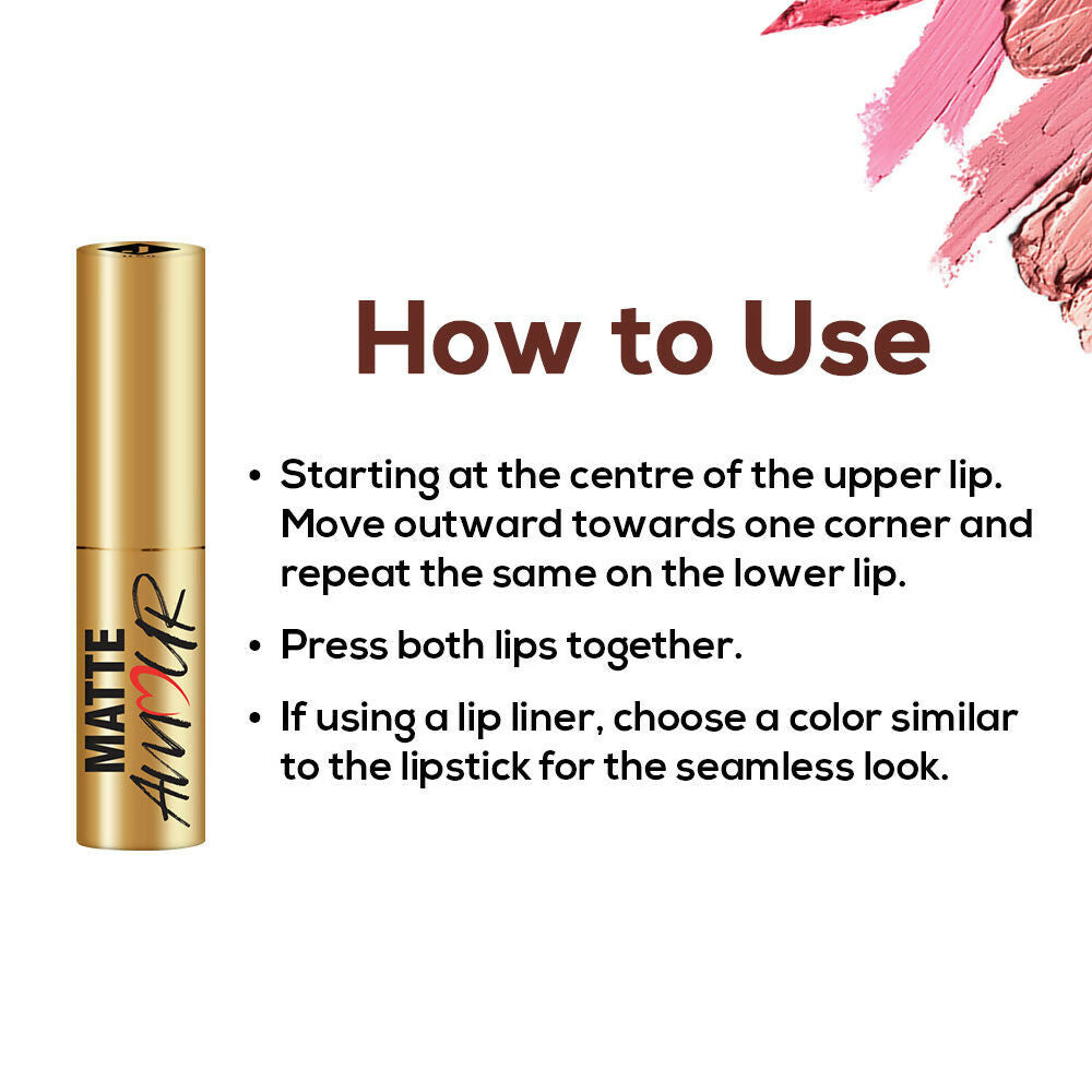 Image 4 of Jaquline USA Jusa Amour Matte Lipstick - Erotic 11