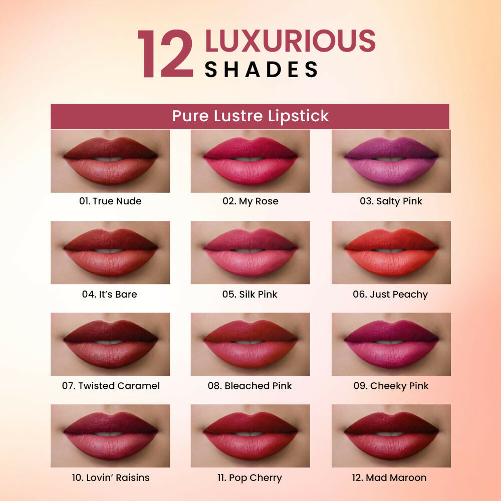 Image 7 of Swiss Beauty High Shine Finish Smooth Glide Pure Lustre Lipstick - 6 Just Peachy