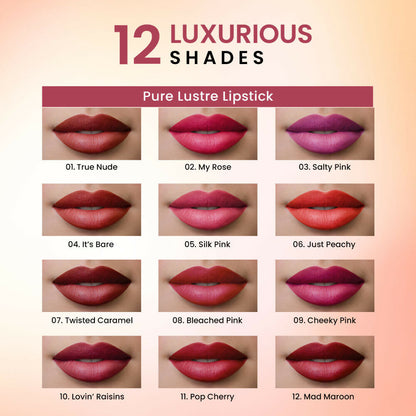 Image 7 of Swiss Beauty High Shine Finish Smooth Glide Pure Lustre Lipstick - 6 Just Peachy