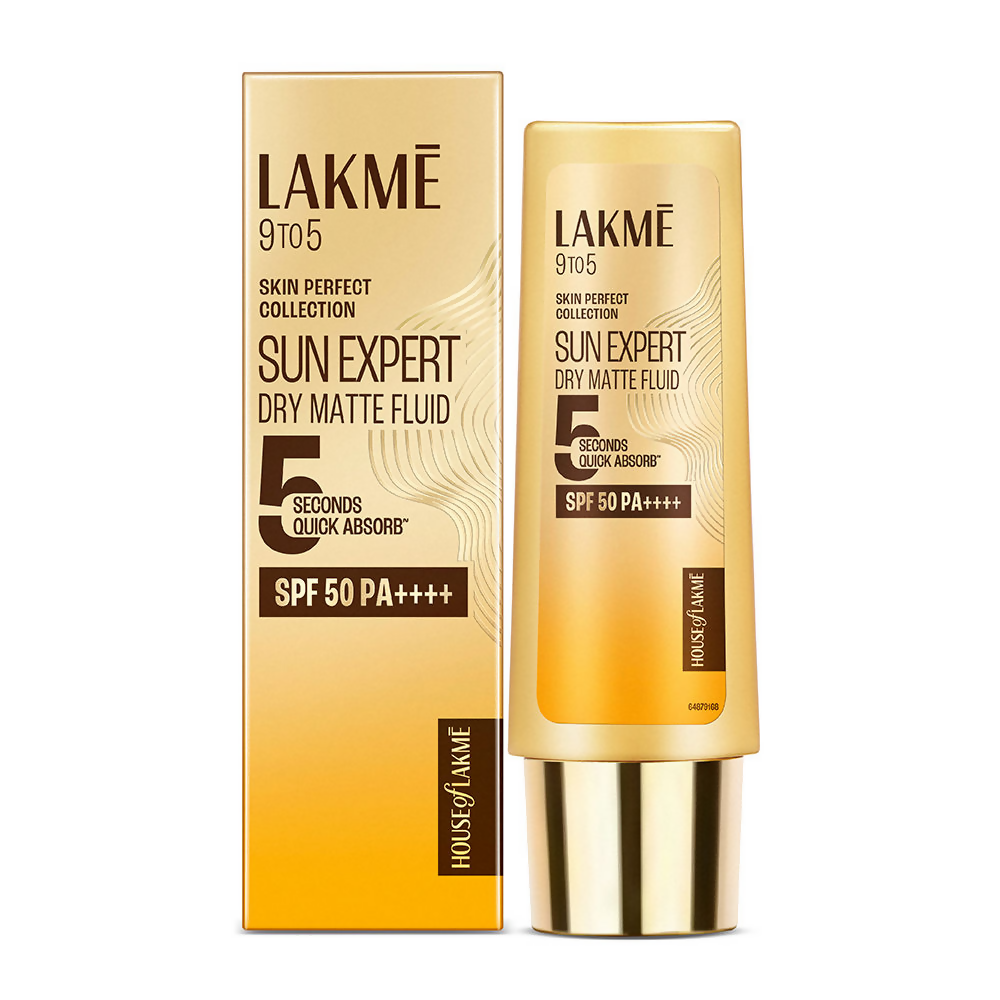 Image 1 of Lakme Sun Expert Dry Matte Fluid SPF 50 PA++++ Sunscreen With 1% Niacinamide & Ceramide