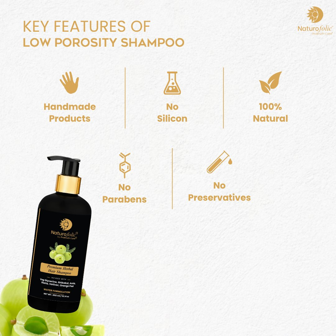 Image 2 of Prakruth Care Premium Herbal Low Porosity Shampoo