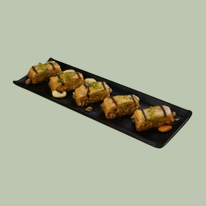 Image 1 of 1 kg for the product Agra Sweets Banjara Kaju Pistachio Baklava