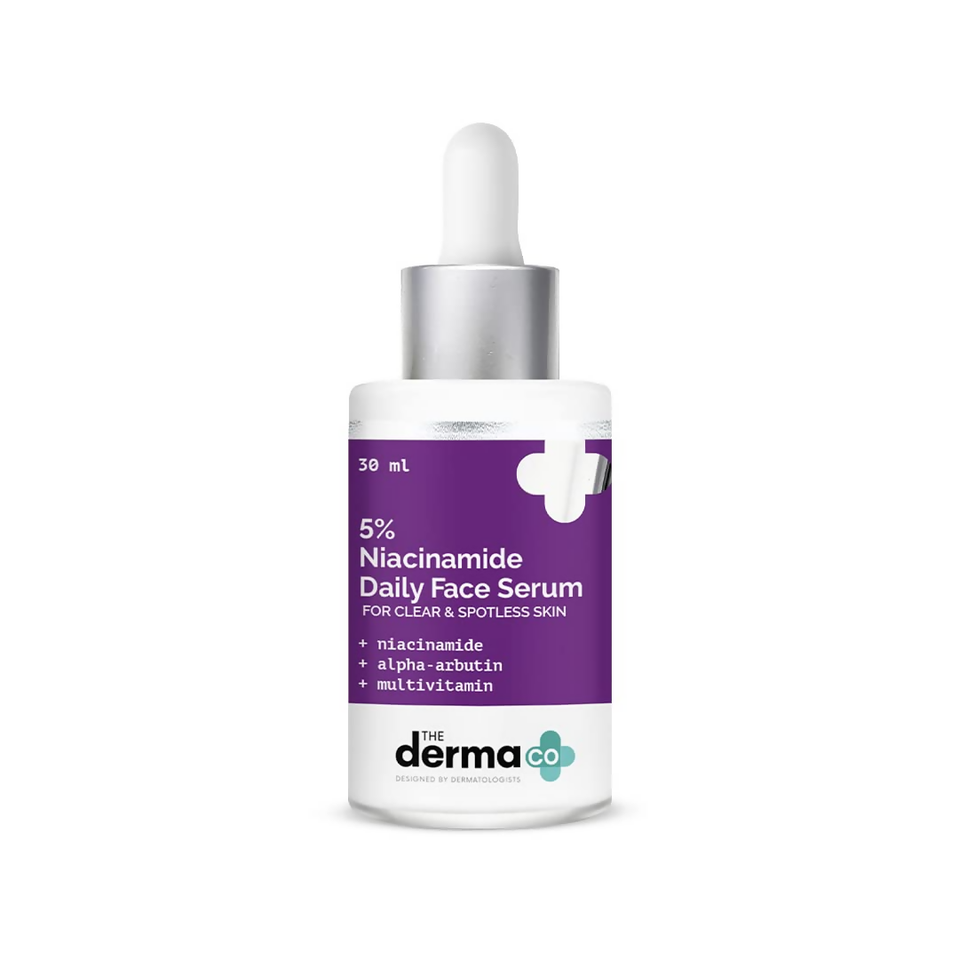 Image 1 of The Derma Co 5% Niacinamide Daily Face Serum With Alpha Arbutin & Multivitamin for Clear & Spotless Skin