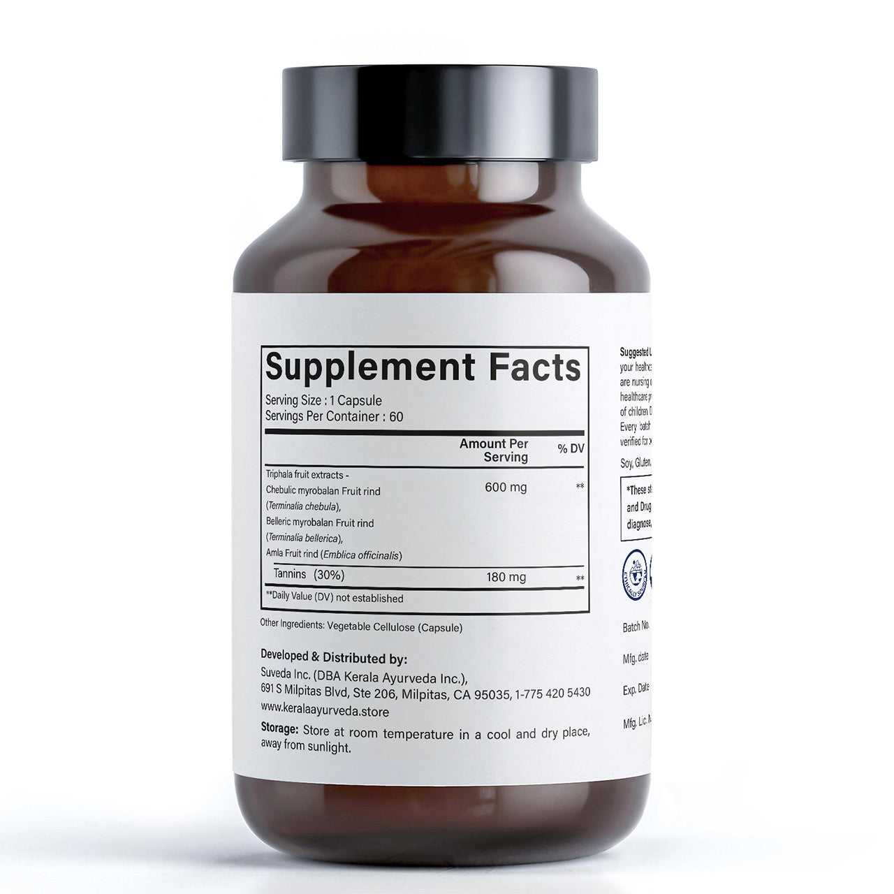 https://cdn.shopify.com/s/files/1/1857/6931/files/Kerala_Ayurveda_Triphala_60_Veg_Capsules_Ingredients_Panel.jpg__99351.jpg?v=1773821634