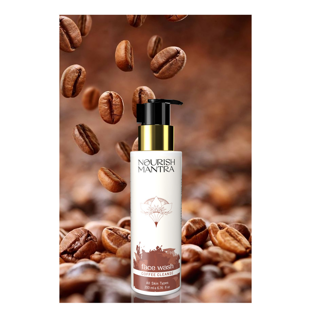 Image 3 of Nourish Mantra Coffee Cleanse Face Wash with Coffee Niacinamide, & Aloe Vera