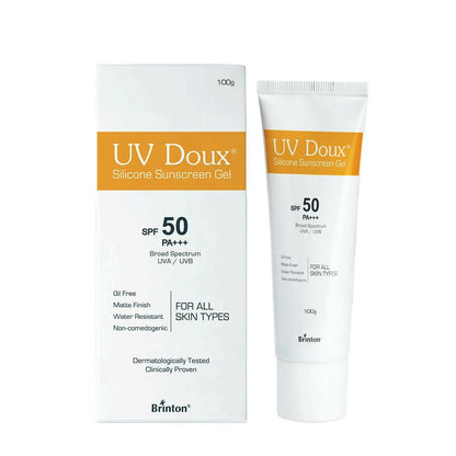 Image 2 of 100 gm / Pack of 1 for the product Brinton UV Doux Silicone Sunscreen Gel SPF 50 PA+++