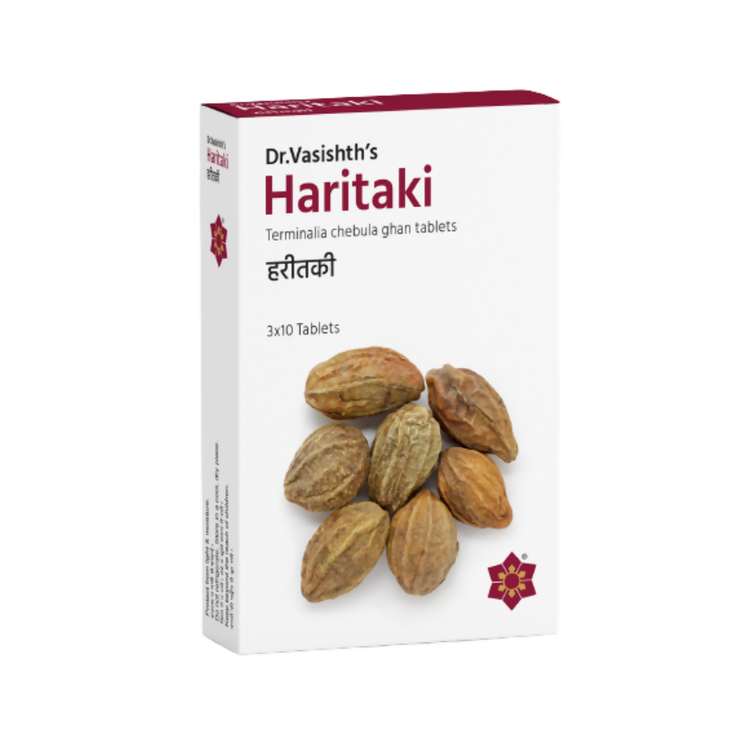 Image 1 of 30 tabs for the product Dr.Vasishth's Haritaki Tablets