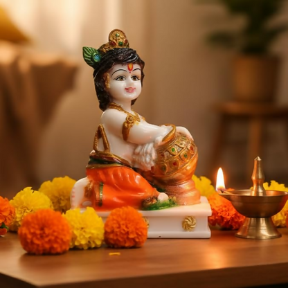 Image 1 of Default Title for the product RIANZ Bal Roop Laddu Gopal Ji Idol - Multicolor