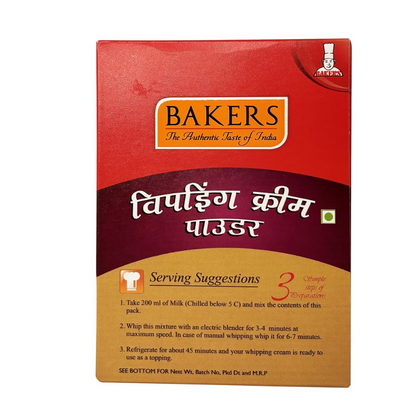 Image 2 of BAKERS Whipping Cream Powder Mix - Plain
