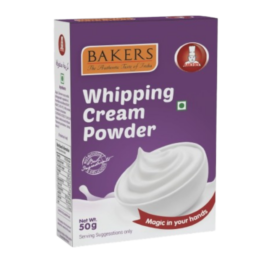 Image 1 of 50 gm / Pack of 6 for the product BAKERS Whipping Cream Powder Mix - Vanilla