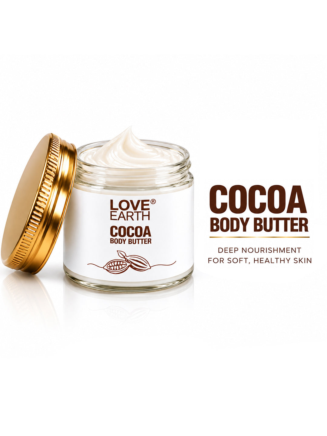 Image 2 of Love Earth Cocoa Body Butter Deep Moisturizing