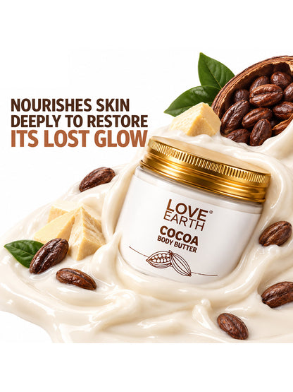 Image 3 of Love Earth Cocoa Body Butter Deep Moisturizing