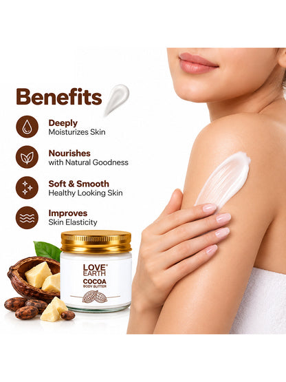 Image 5 of Love Earth Cocoa Body Butter Deep Moisturizing