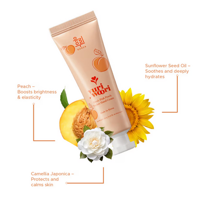 Image 3 of Yuri Woori Fresh Pink Peach Pocket Hand Cream