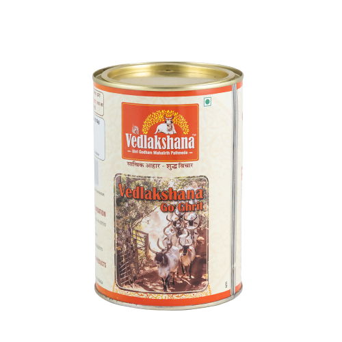 Image 1 of 1 L / Pack of 1 for the product Vedlakshana Go Ghrit (Desi Cow Ghee) | Traditional Ghee | Vedic Bilona Method|Pure, Natural & Healthy