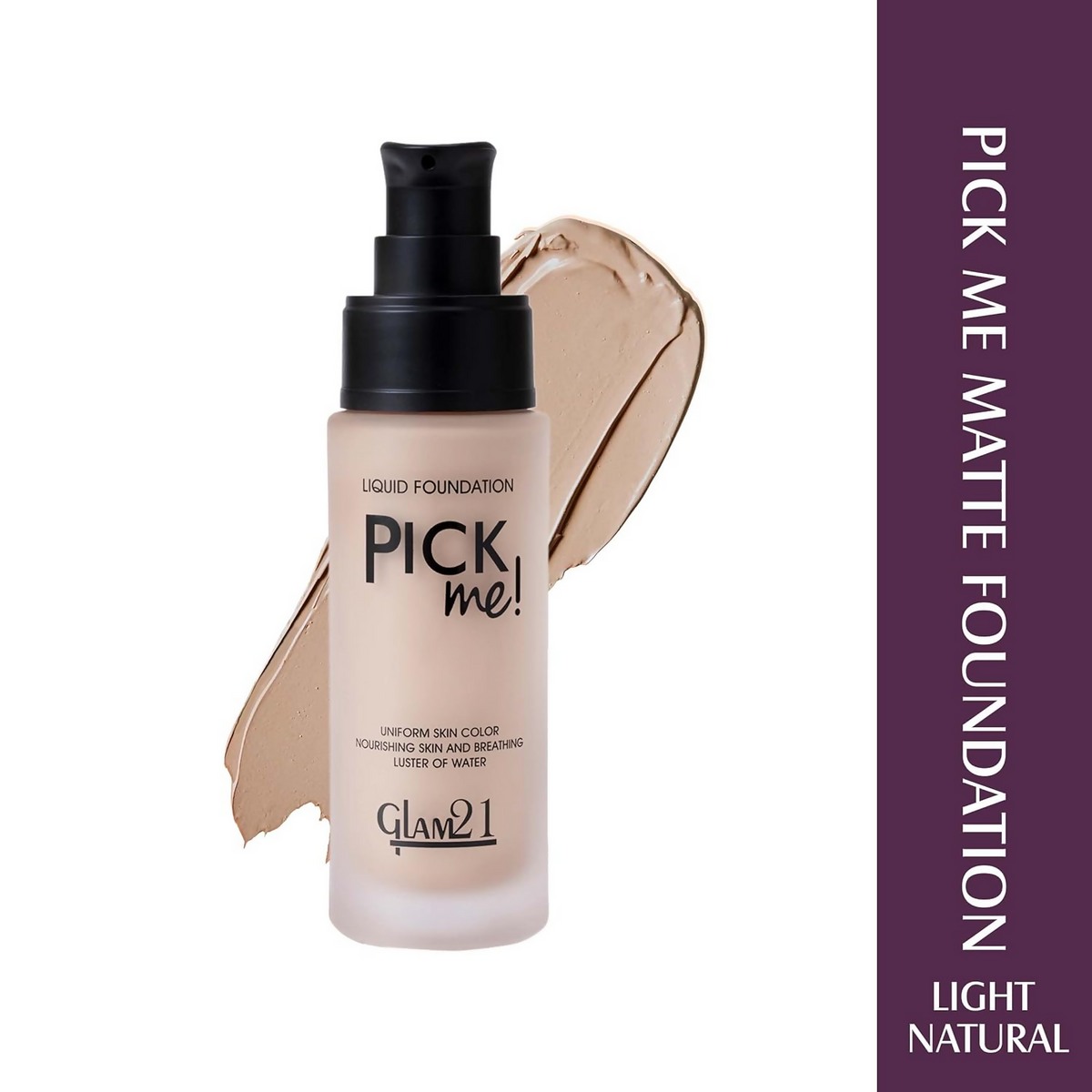 Image 2 of Glam21 Pick Me Matte Foundation - Light Natural