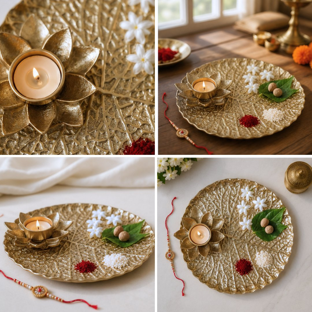 Image 7 of Behoma Lotus Leaf Thali