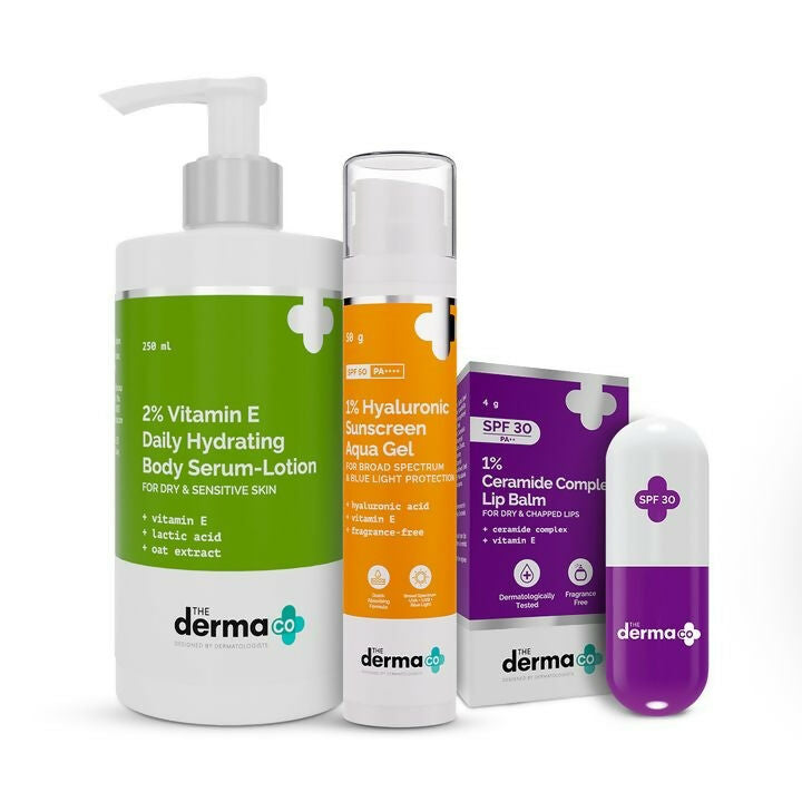 Image 1 of The Derma Co Winter Hydration & Protection Kit