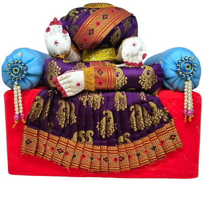 Image 4 of SRI YAGNAA Simhasanam Decorative Ammavari Doll - Multicolour