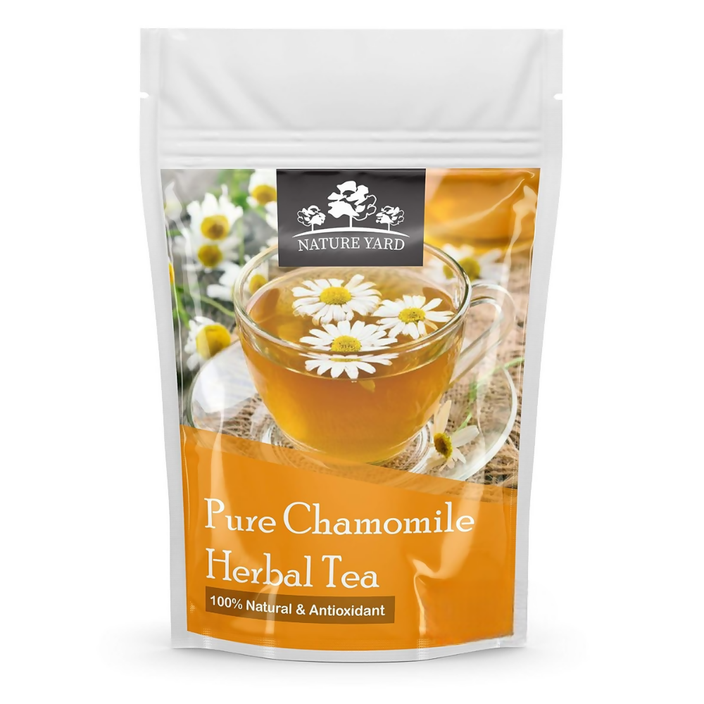 Image 1 of 50 gm for the product Nature Yard Pure Organic Chamomile Tea Loose Leaf flowers