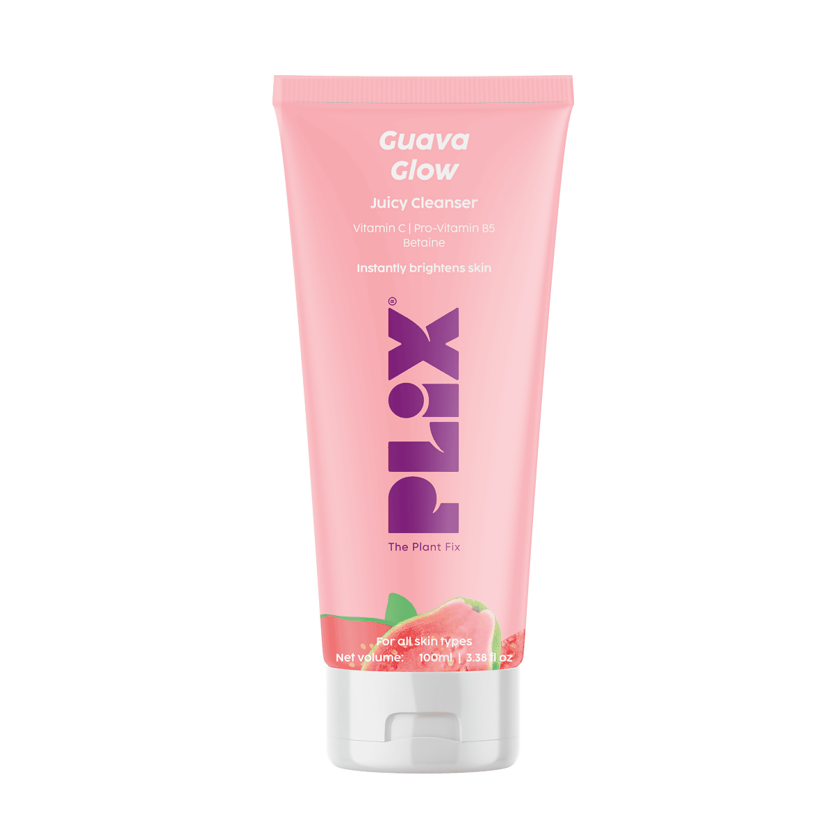 Image 1 of PLIX The Plant Fix Guava Glow Juicy Cleanser For Skin Brightening With Vitamin C