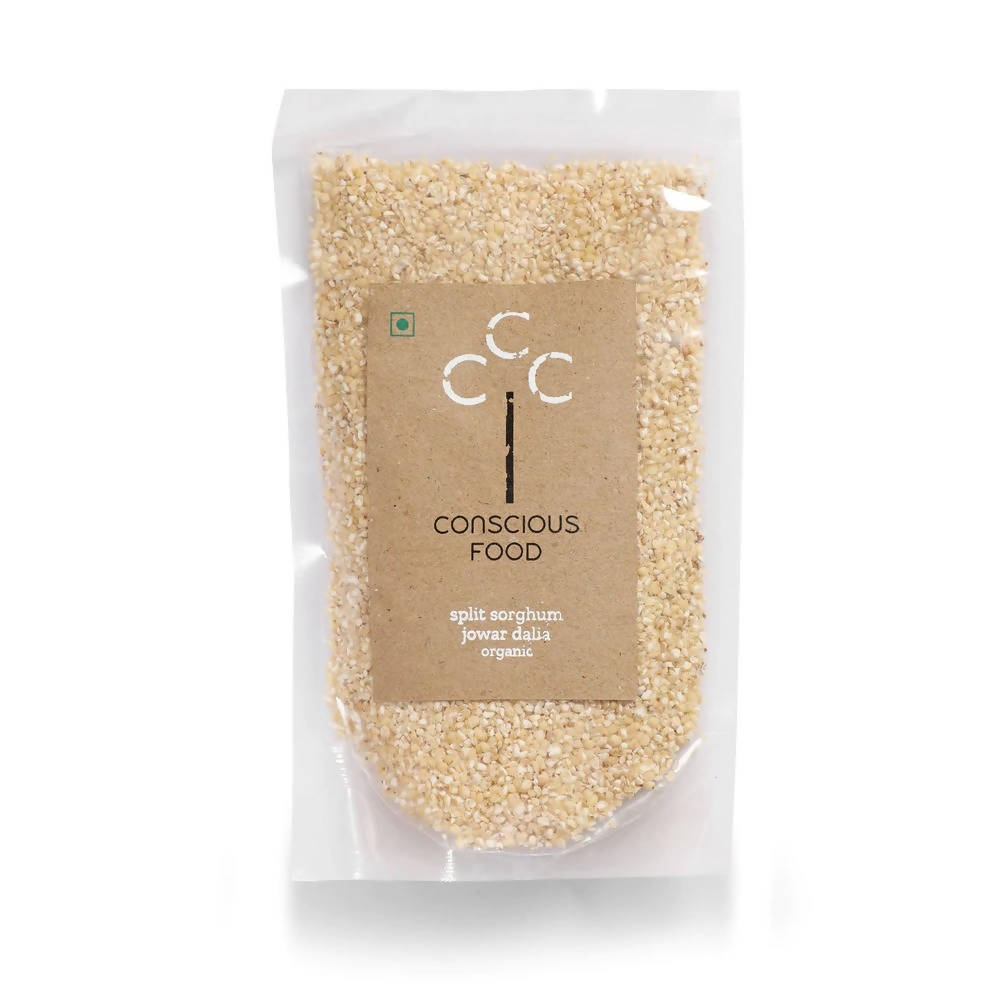 Image 1 of 500 gm for the product Conscious Food Organic Split Sorghum (Jowar Dalia)