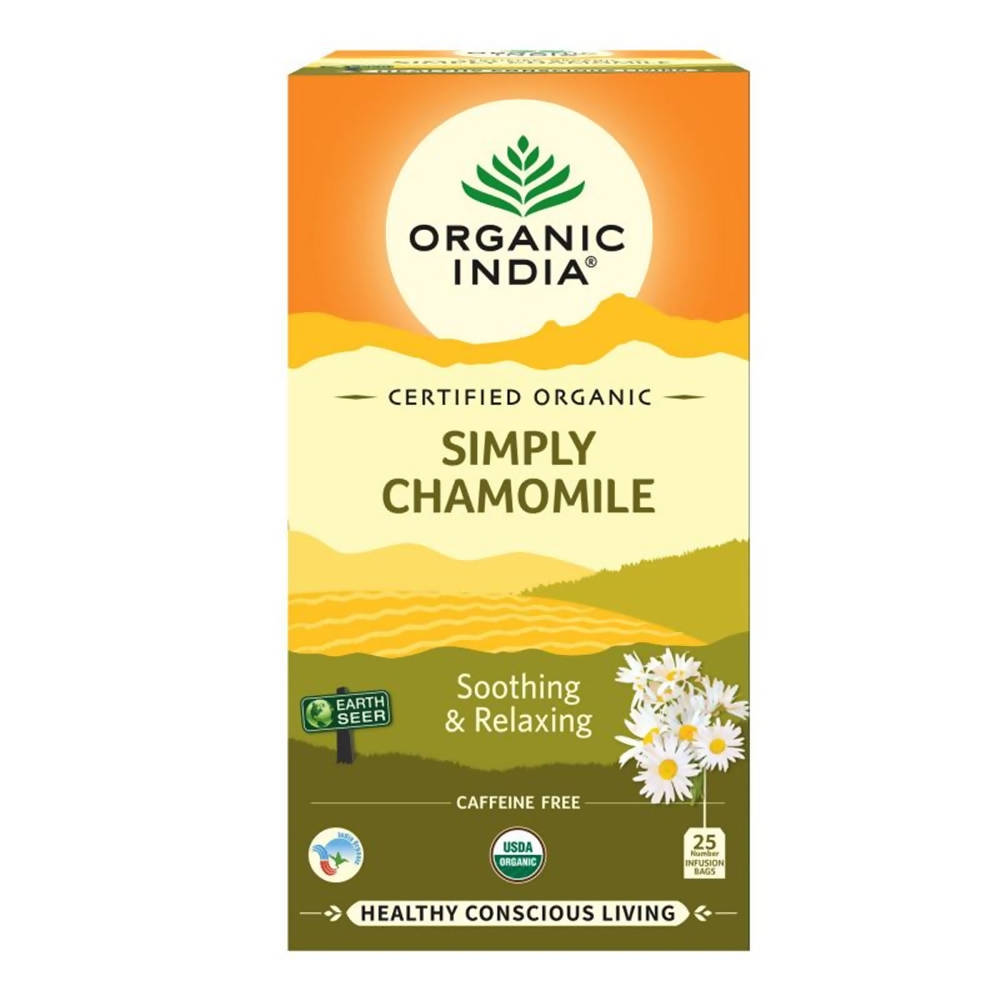 Image 1 of 25 Tea Bags for the product Organic India Simply Chamomile Tea Bags